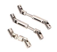 Ejoyous Eje de Transmisión RC Kit de Junta Universal de Acero 3 Piezas Eje de Transmisión de Automóvil RC de Metal para WPL para MN D90 Control Reforzado Actualización de Reemplazo Fácil para