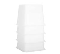 Ejoyous Elevador de Muebles, 10cm, Color Madera, para Cama, Silla, Sofá, Mesa, 4 Unidades