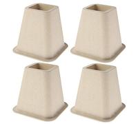 Ejoyous Elevadores de Cama, elevadores de Cama de imitación Extremadamente Fuerte 'pies de Elefante' Elevadores de Servicio Pesado Juego de 4 elevadores la Altura de la Cama para el sofá para el