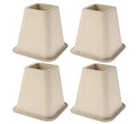 Ejoyous Elevadores de Cama, elevadores de Cama de imitación Extremadamente Fuerte 'pies de Elefante' Elevadores de Servicio Pesado Juego de 4 elevadores la Altura de la Cama para el sofá para el