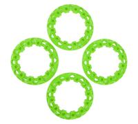 Ejoyous Embellecedor de Cubo de Rueda de ATV, Cubierta Protectora de Plástico para Neumáticos de 7 Pulgadas, Ajuste Universal para ATV y Go Karts, 4 Uds. (Green)