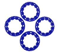 Ejoyous Embellecedor de Cubo de Rueda de ATV, Cubierta Protectora de Plástico para Neumáticos de 7 Pulgadas, Ajuste Universal para ATV y Go Karts, 4 Uds. (Blue)