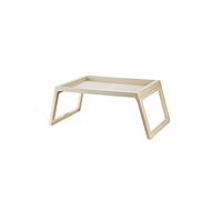 Ejoyous Escritorio de Cama para Computadora Portátil, Mesa de Cama de Diseño Plegable de PP con Orificio de Carga, Escritorio de Regazo Que Ahorra Espacio para Uso en Dormitorio (68 * 35,8 * 27,5 cm)