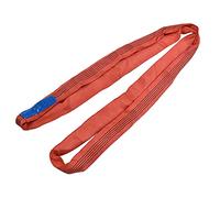 Ejoyous Eslinga de Elevación Redonda PES Eslinga de Red sin Fin 5T de Elevación de Bucle de 75 Mm de Ancho Resistente a la Abrasión ácida y Alcalina para Aparejos de Grúas Barcos Puertos Transporte