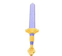 Ejoyous Espada de Cosplay Impresa en 3D, Espada de rol, Larp de Resistente PLA con Detalles Realistas en Amarillo y Azul para Disfraces, Fotografía, Colección de Fans.