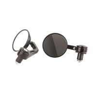 Ejoyous Espejos Laterales Redondos Universales 7/8 para Manillar de Moto, Cromados, Aluminio, Aspecto único y Gran Visibilidad, Fácil Ajuste, 22 Mm de Diámetro para Motos