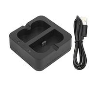 Ejoyous Estación de Carga de Baterías para Timbre de Video, Cargador Dual de Baterías, Cargador Portátil Rápido para Timbre con Indicador de Estado de Carga, Cargador de Batería para