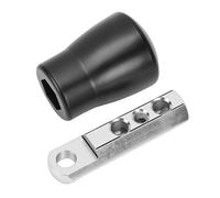 Ejoyous Extremo de Tope de Cable de Polea de Fitness, Junta de Plástico y Acero Inoxidable con Ojal para Equipos de Gimnasio y Sistemas de Polea Domésticos