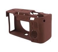 Ejoyous Funda de Silicona para Cámara, Funda Protectora para Cámara con Apertura Precisa y Absorción de Golpes, Ajuste para el Modelo A7CII A7CR (Café)
