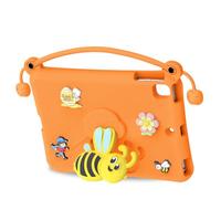 Ejoyous Funda Protectora con Diseño de Abeja, Funda Protectora de EVA con Soporte para Pro de 9,7 Pulgadas, para Tableta Lavable a Prueba de Golpes, Ligera para Niños, Hogar, Escuela, Viajes (Orange)