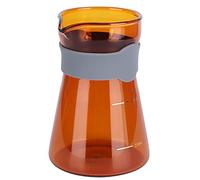 Ejoyous Hervidor de café para el Hogar, Vidrio de Borosilicato Alto para Verter sobre la con Líneas de Escala, de Calor en Frío de 266 F, Servidor de Goteo Manual Fácil para la Cocina del Hogar,