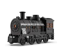 Ejoyous Humidificador de Tren, 300 Ml Difusor de Aceite Aromático Difusor de Efecto Llama Humidificador de Aromaterapia con Control Remoto 2 Colores LED para Dormitorio