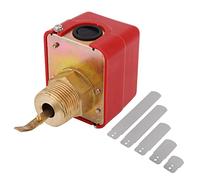 Ejoyous Interruptor de Flujo de Agua, Interruptor de Flujo de Paleta de Agua AC250V 10bar Latón con Rosca NPT para Aire Acondicionado de Tratamiento de Agua