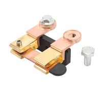 Ejoyous Interruptor Maestro de Cuchilla de Poste, Interruptor de Desconexión de Batería de Plástico y Latón, para Vehículo ATV RV Barco de 12V a 24V