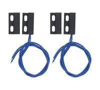 Ejoyous Interruptor Magnético de Puerta, Normalmente Cerrado, Rango 10-20 | Sensores de Contacto Empotrados, Carcasa de ABS, Control de Seguridad y Acceso, Puertas de Madera o Aluminio, 2 Pares