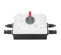 Ejoyous Interruptor Solar con Aislador Eléctrico Fotovoltaico, PC PV DC Switch 1200V 32A 4P IP66 Resistente Al Agua Retardante de Llama para Sistemas Solares Fuera de la Red y en la Red de Barcos RV