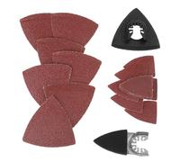 Ejoyous Juego de Lijado de Sierra Oscilante con Almohadilla de de 82 Piezas, Cuchilla Multiherramienta de Acero Al Carbono para Madera, Plástico, Metal Blando