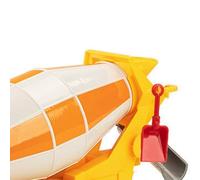 Ejoyous Juguete Mezclador de Camión de Cemento, Diseño a Prueba de Fugas, Tambor Giratorio, Vehículo de Construcción Grande para Niños (Tamaño Mediano con Sonido y luz)