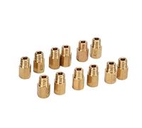 Ejoyous Kit de Chorros Principales de Carburador de 12 Piezas, Reemplazo del Kit de Chorro Principal de Carburador de Latón Tipo Hexagonal para VM TM TMX 210-320