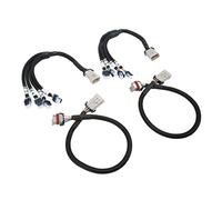 Ejoyous Kit de Reubicación de Paquete de Bobina de Encendido, Arnés de Cable de Extensión con Soporte, para Bloque Pequeño V8 LSX LS6 LS1, Incluidos 2 Arneses de Soporte, 2 Arneses de Extensión de