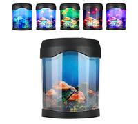 Ejoyous Lámpara de Medusas, Lámpara de Lava para Niños, Medusas, Acuario, Lámpara de Medusas, Iluminación LED, Lámpara de Noche que Cambia de Color, Lámpara de Medusas USB