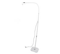 Ejoyous Lámpara de Pie con Luz de Curado, Brillo de Aleación de Aluminio, Lámpara de Pie LED Regulable con Cuello de Cisne, de Flexible de 6W UV para Extensiones de Pestañas