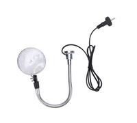 Ejoyous Lámpara LED para Máquina, Luz Blanca de 15W, 1500lm, 6500k, con Cuello de Cisne Flexible de 360° y Base Magnética, para Taller, Torno CNC, Trabajo Industrial (Acero aleado+ABS)