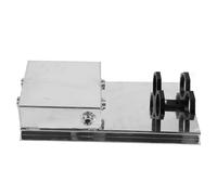 Ejoyous Lata para Tanque de Compensación de , Aleación de Aluminio Resistente con Soporte de Bomba Doble, Capacidad de 2,5 L para Viajes Largos en Vehículos