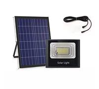 Ejoyous Luz Solar Lámpara con Panel de Silicio Policristalino Batería de Litio Incorporada Control de Luz Control de Tiempo Remoto para Patio, Carretera, Plaza, Uso en Exteriores (LED45w inteligente