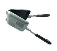 Ejoyous Maker Pan, Camping Toastie Maker Aluminio Doble Cara Sartén para Pan Antiadherente con Mangos, para Sándwiches Waffles Bistec 35x15x6cm (Colores variados)