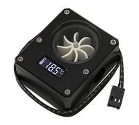 Ejoyous Medidor de Enfriamiento de Agua Acrílico con óxido con VA LCD, Adecuado para la Mayoría de Las Tuberías, Medidor de Flujo de Agua de PC de Monitorización de la Velocidad del en Tiempo Real