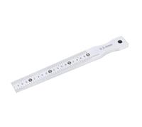 Ejoyous Medidor de Espacios Cónicos, Herramienta de Medición de Orificios de Calibre Cónico de Acero Inoxidable, Rango de 0,2 a 4 Mm, Graduación de 0,05 Mm, Cuña de Espesores con Caja de