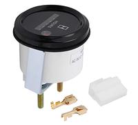 Ejoyous Medidor de horas de cuarzo y constante 12-36 V CC CA, 6 dígitos, medidor de horas redondo preciso para barco, coche, camión, motor