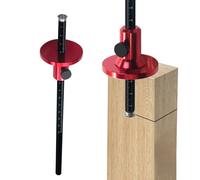 Ejoyous Medidor de Marcado de Ruedas, Kit de Trazador de Marcado de Carpintería, Herramienta de Trazador de Aleación de Aluminio con Escalas Imperiales Métricas Duales para Carpintero