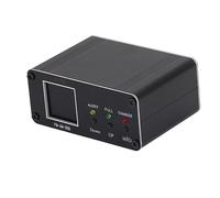 Ejoyous Medidor de Potencia SWR, Medidor de Onda Estacionaria Digital de 1,8 a 54 MHz 0,5 a 120 W Pantalla TFT de Aleación de Aluminio Alarma Recargable UHF para Pruebas de Radioaficionado FM Am SSB