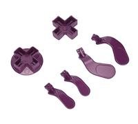 Ejoyous Metal D Pads y Paddles, Paddles y Pads de Acero Inoxidable Accesorios de Reemplazo para Controlador de One Series 2 (PURPLE)