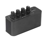 Ejoyous Mezclador de Sonido Estéreo, Mini Mezclador de Aleación de Aluminio con Entradas de 4 Canales, Controles de Volumen Separados para Auriculares y Parlantes, Ideal para DJ y Grabación en Casa