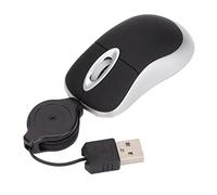 Ejoyous Mini Ratón, Ratón Compacto Portátil Pequeño con Cable Ajustable de 68 Cm Plug & Play para 98/7/XP/Vista