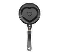 Ejoyous Mini Sartén Antiadherente Sartén para Huevos de Hierro Inoxidable para Huevos y Tortillas Superficie Fácil de Limpiar Desayuno Rápido Cocinar para Niños Estudiantes Uso en el Hogar (#1)