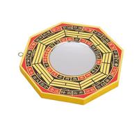 Ejoyous Mirror Cóncavo de Bagua, Invocar Bendiciones Tradicionales, Suerte Cultural, Invitar a la Riqueza, para la Protección Al Aire Libre, con Símbolos Antiguos, el Espejo de Riqueza Feng Shui