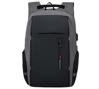 Ejoyous Mochila de Gran Capacidad con Estación de Carga USB para Ordenadores de 17 Pulgadas, Cámaras SLR, Tablets, Asa Superior, Tiras Reflectantes