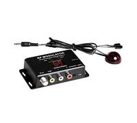Ejoyous Modulador RF, Modulador RF ABS con Repetidor IR, Convertidor AV a de 471,25 MHz a 885,25 MHz, PAL NTSC Conmutable, para TV en Casa STB DVD para Compartir en Varias Habitaciones