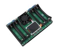 Ejoyous Módulo de Prueba de Capacidad de Batería PCB Módulo Detector de Energía de Batería Digital 4 Canales Pantalla de 1,77 Pulgadas Carga Descarga Prueba de Resistencia Interna para Reparación de