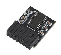 Ejoyous Módulo TPM 2.0 Módulo TPM SPI de Plataforma Confiable de Seguridad SPI de 14 Pines Almacena de Forma Segura Claves, Contraseñas y Datos con Estabilidad de PCB para