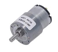 Ejoyous Motor de Engranajes de CC Motor de Engranajes de 24 V CC de Latón de Aluminio 12 RPM con Codificador Hall Transmisión Estable de Rodamiento Fuerte para Equipos de Automatización y Proyectos de