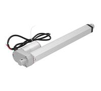 Ejoyous Motor Putter Eléctrico Actuador Lineal de 24 V CC, Carga 300 N de 250 Mm con Interruptor de Límite Incorporado Caja de Cambios de Nailon de bajo Ruido para Barcos Ventanas Maquinaria (12 VCC)