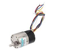 Ejoyous Motor sin Escobillas DC24V Motor de Engranajes de Cobre XD 37GB3525 con Soporte de Reducción de Velocidad CW CCW Ajustable de 100 a 600 RPM para Máquinas Herramientas CNC Equipos de Medición