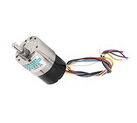 Ejoyous Motor sin Escobillas DC24V Motor de Engranajes de Cobre XD 37GB3525 con Soporte de Reducción de Velocidad CW CCW Ajustable de 100 a 600 RPM para Máquinas Herramientas CNC Equipos de Medición