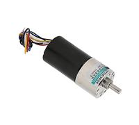 Ejoyous Motor sin Escobillas, Motor de Engranajes CC de Cobre de 24 V con Gobernador, Control de Velocidad CW CCW, 5 a 50 RPM de Alto par y Baja Velocidad para Máquinas Herramienta CNC y (5rpm/min)