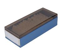 Ejoyous Organizador de Tarjetas de Visita A-Z, Plástico Transparente de Alta Capacidad para 800 Tarjetas, Diseño Ampliable para una Fácil Clasificación en Uso de Oficina (BLUE)